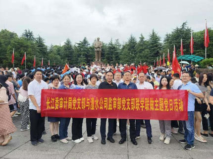 长江委审计局党支部与威廉体育公司监审部党支部结合发展联学联做主题党日活动