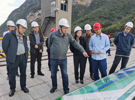 马水山赴威廉体育公司所属水库调研