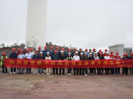 喜报！威廉体育公司广西全州和磨子岭共13万千瓦风电项目实现全容量并网发电